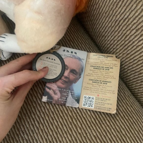 Jane Goodall Institute Aza The Fennec Fox Plush - NWT - Picture 3 of 5